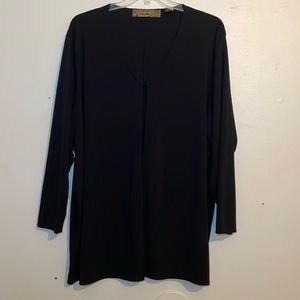 Ashley Stewart Black Cardigan with Single Button, size 4X